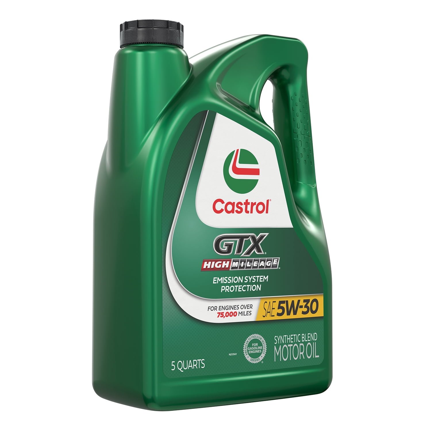 Castrol GTX High Mileage Synthetic Blend Motor Oil 5W-30, 5 Quart – view 3