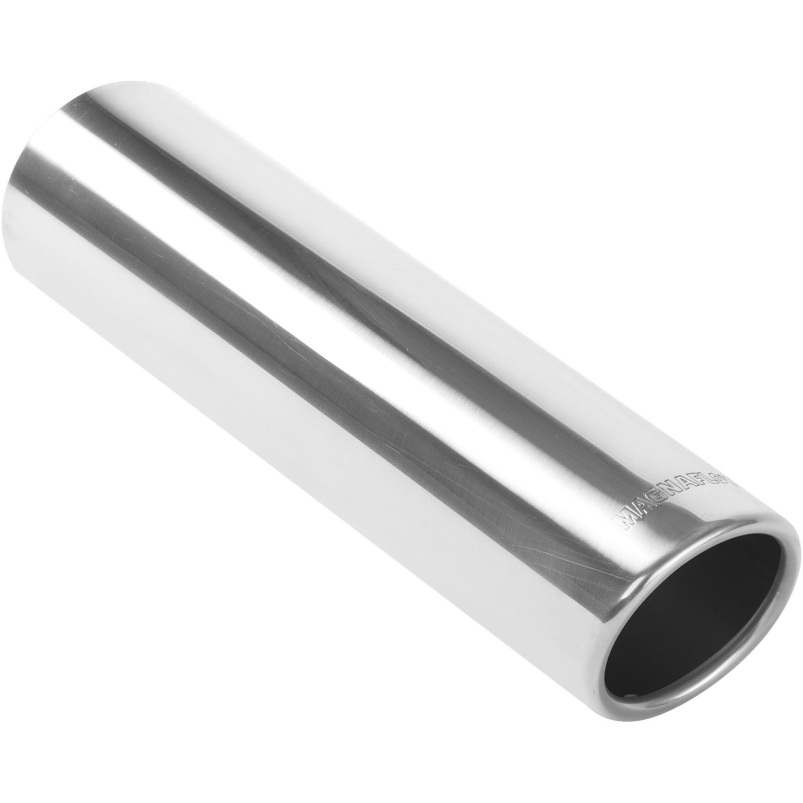 MagnaFlow 4 in. Round Polished Stainless Exhaust Tip, 3 in. Inlet