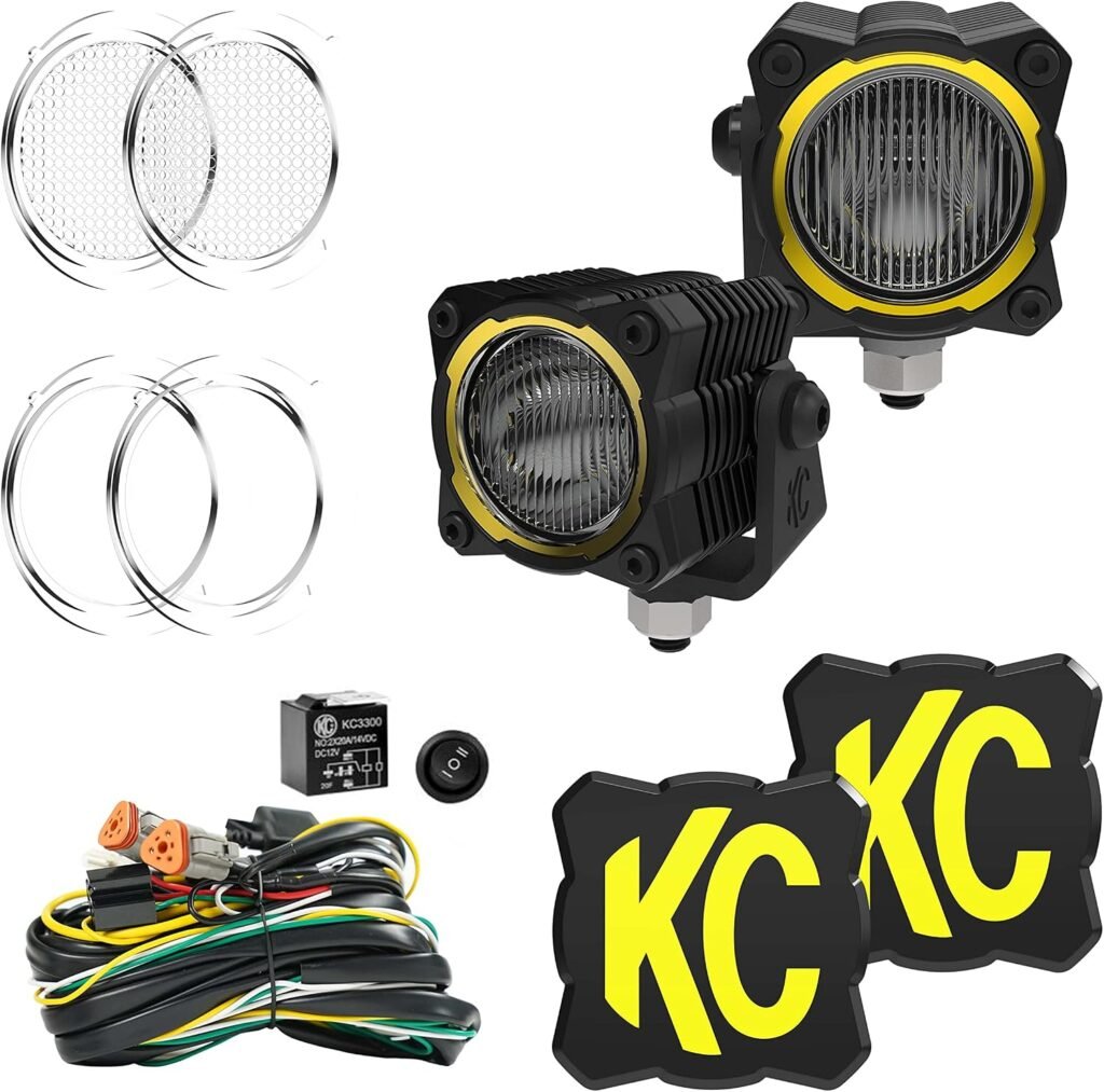 KC HiLiTES FLEX ERA 1 LED Light Pod 2-Light Master Kit