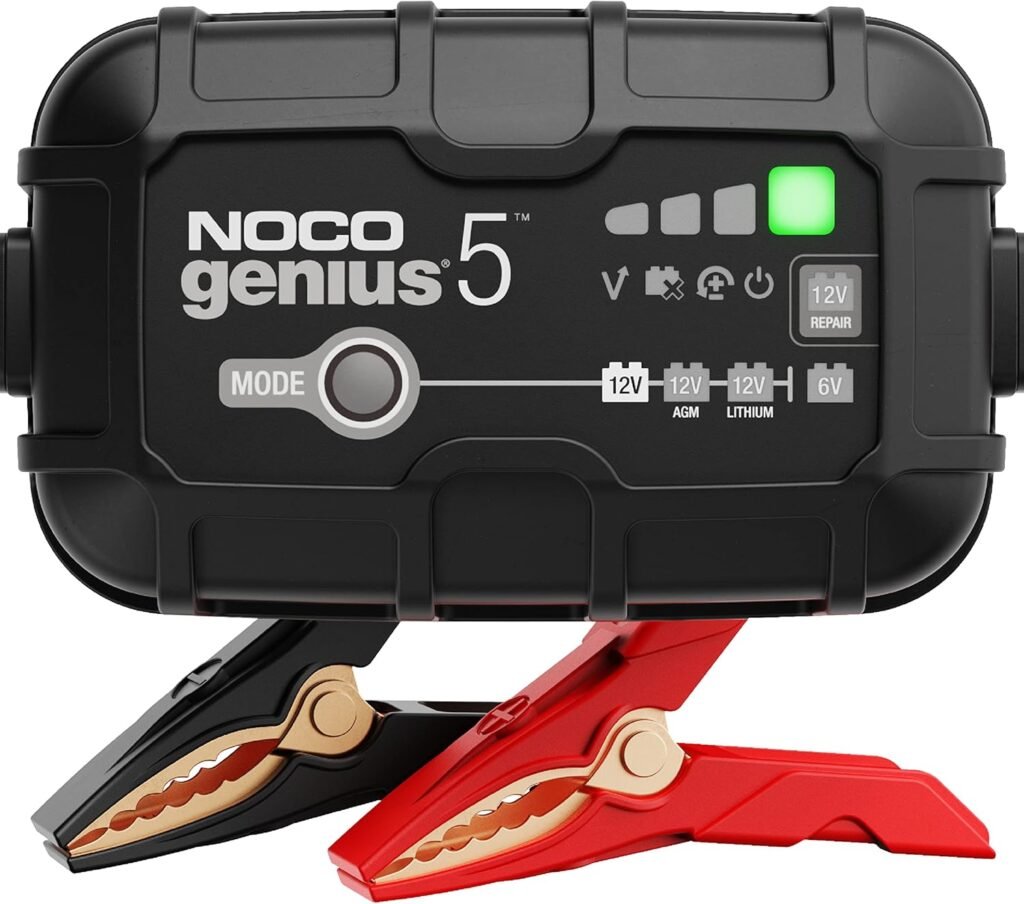 NOCO GENIUS5 6V/12V 5-Amp Smart Battery Charger