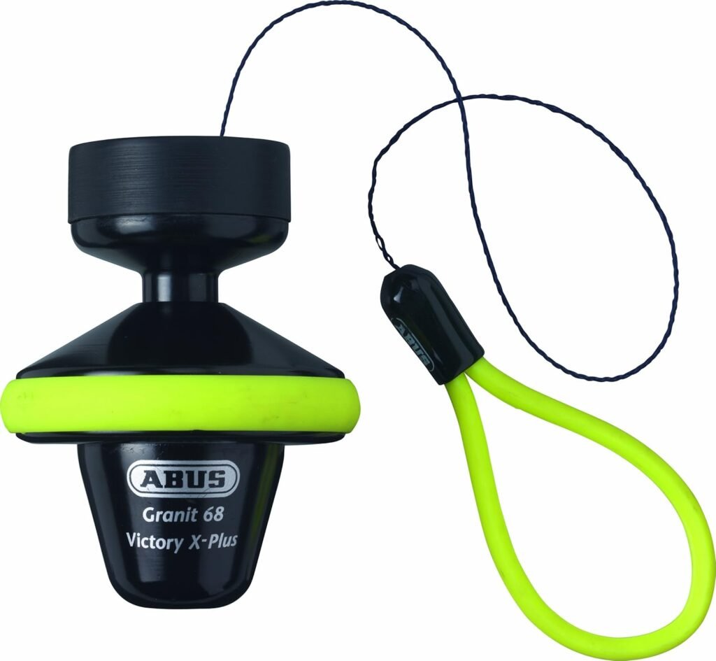 ABUS Granit Victory XPlus 68 Motorcycle Brake Disc Lock, Yellow