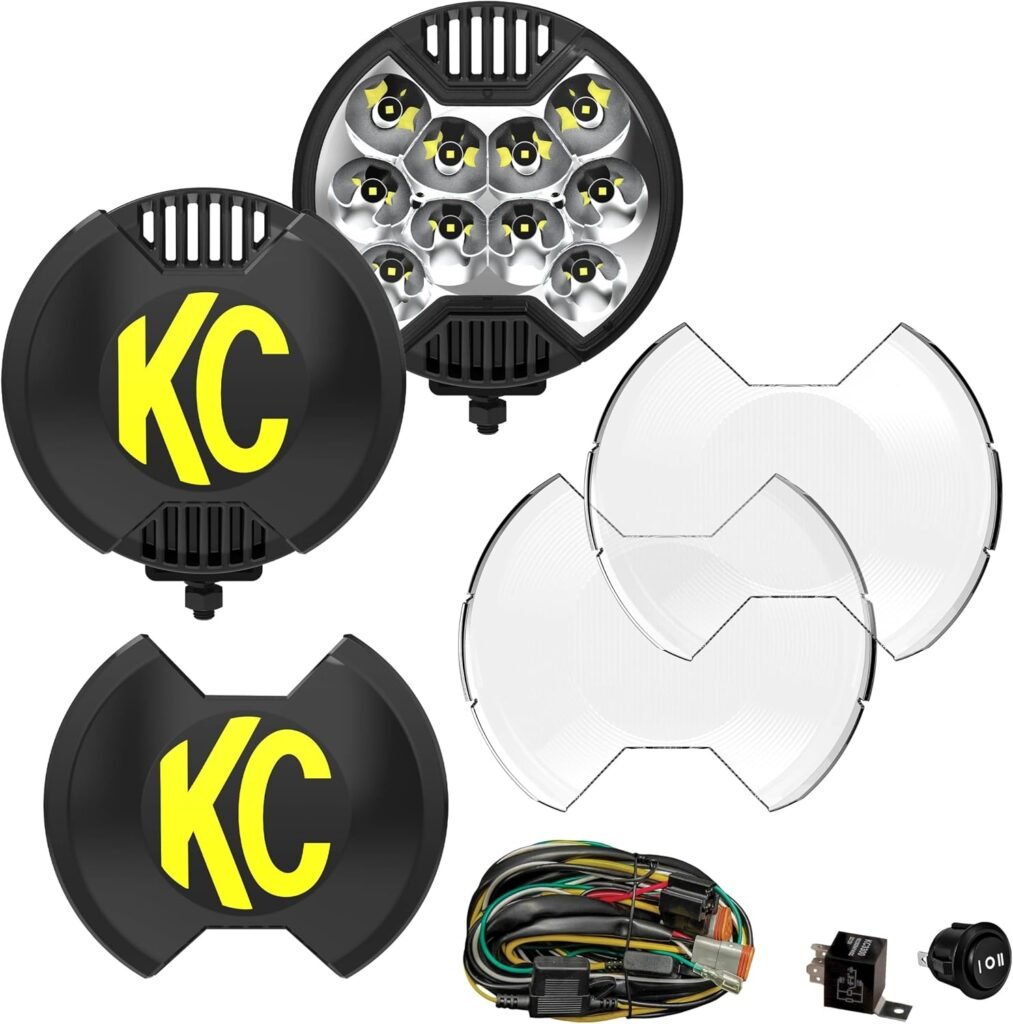 KC HiLiTES SlimLite 6-Inch LED 2-Light Master Kit