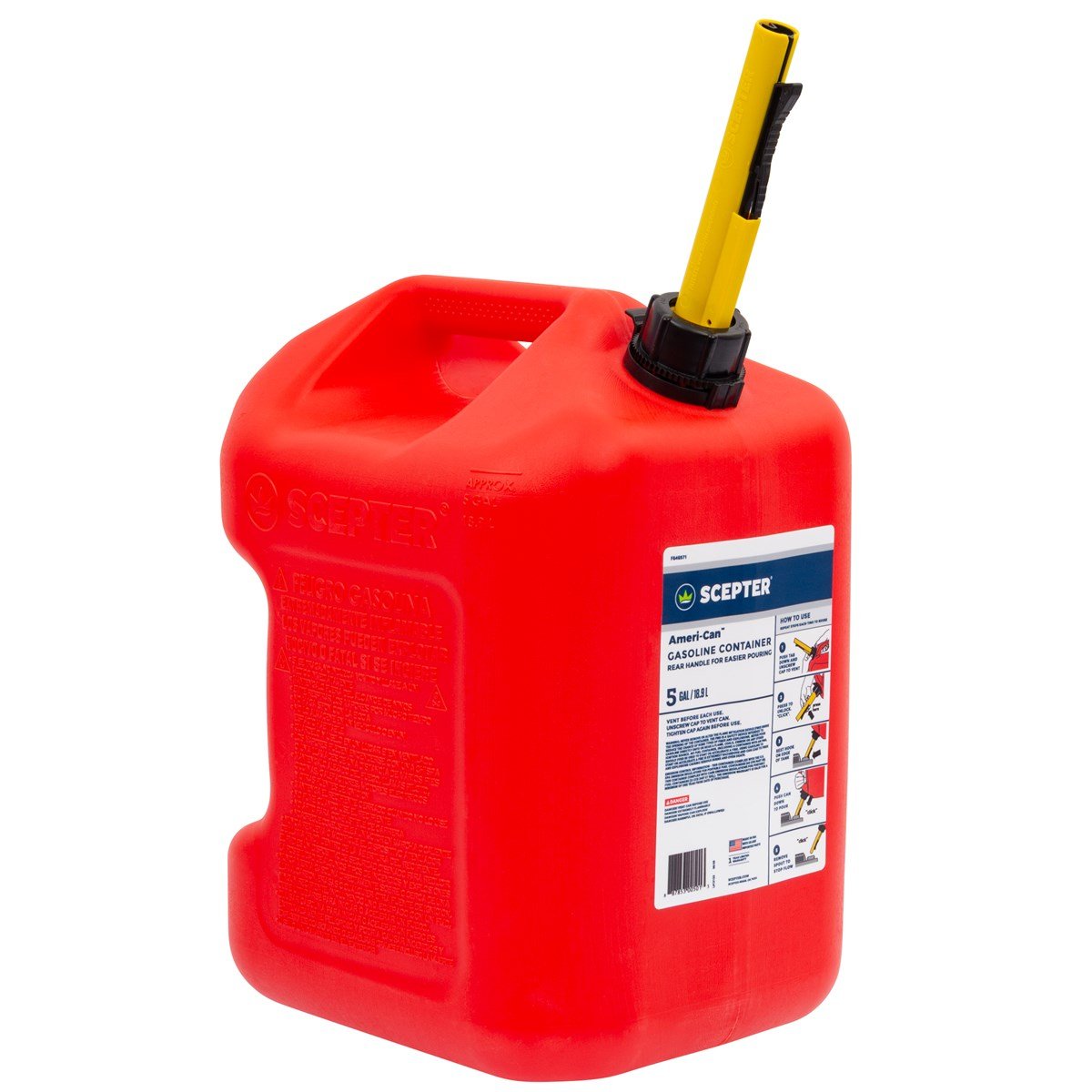 Scepter Ameri-Can 5 Gallon Rear-Handle Gas Can (Empty) – view 2