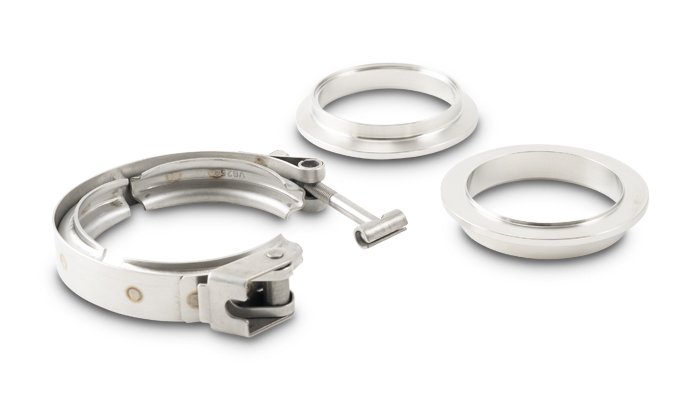 Vibrant Performance 3 in. Stainless Steel V-Band Flange Assembly with Clamp – view 2